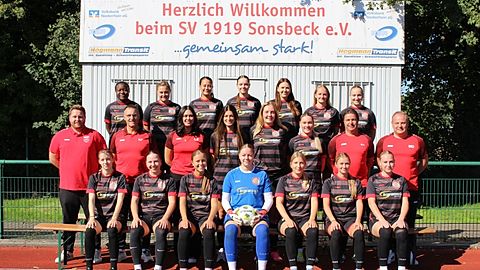 Mannschaftsfoto: Frauen - 1. Mannschaft - SV Sonsbeck - Saison 26/27