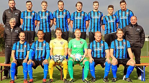 v.l.n.r: Marcel Sauter, Patrick Martins, Raphael Buemann, Markus Steinhauser, Christian Lächele, Leon Sonntag, Kevin Hausmann, Mihael Markulin, Josef Detzel, Dennis Detzel, Manuel Schröder, David Greinacher, Lukas Scholz, Christian Trunk, Kevin Szembek, Dietmar Gälle