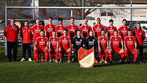 Die Mannschaft des VfR Alsheim
