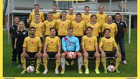 es fehlen: Andre Zillmer, Tobias Meier, Gordon Lührs, Daniel Jacobsen und Betreuer Marvin Benker