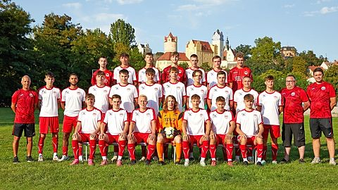 Mannschaftsfoto: A-Jugend (U19) - SV Einheit Bernburg - Saison 25/26