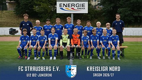 Mannschaftsfoto: D-Jugend (U13) II - FC Strausberg - Saison Herbst 26