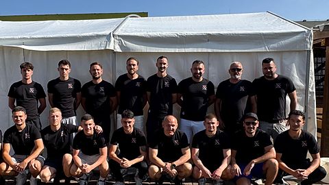 Mannschaftsfoto: Herren - 1. Mannschaft - DJK Zagreb Kroatien Kassel - Saison 25/26