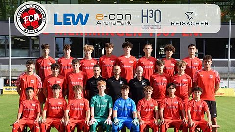 Mannschaftsfoto: B-Jugend (U16) II - FC Memmingen - Saison 26/27