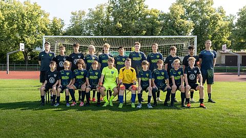 Mannschaftsfoto: C-Jugend (U15) - FC Empor Weimar 06 - Saison 25/26