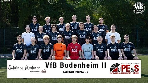 Mannschaftsfoto: Herren - 2. Mannschaft - VfB Bodenheim - Saison 26/27