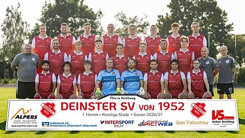 Mannschaftsfoto: Herren - 1. Mannschaft - Deinster SV - Saison 26/27
