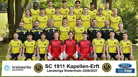 Mannschaftsfoto: Herren - 1. Mannschaft - SC Kapellen-Erft - Saison 26/27