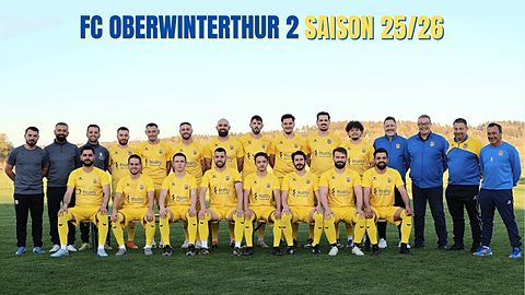 Mannschaftsfoto: Herren - 2. Mannschaft - FC Oberwinterthur - Saison 25/26