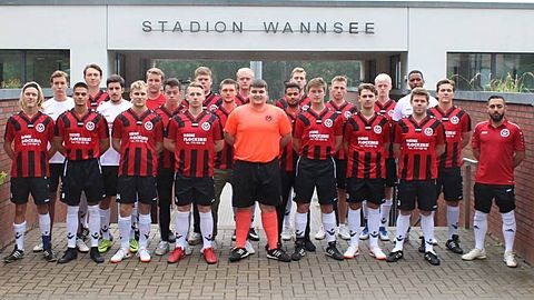 Teamfoto FV Wannsee II 19/20, 
Ort: Stadion Wannsee