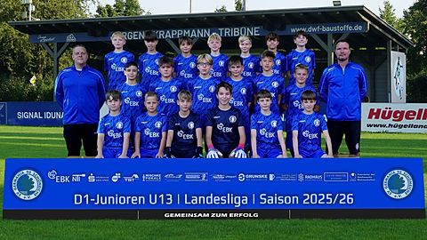 Mannschaftsfoto: D-Jugend (U13) - SV Germania 90 Schöneiche - Saison Herbst 25