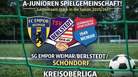 Mannschaftsfoto: A-Jugend (U19) - FC Empor Weimar 06 - Saison 25/26
