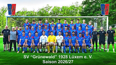 Mannschaftsfoto: Herren - 1. Mannschaft - SV Grünewald 1928 Lüxem - Saison 26/27