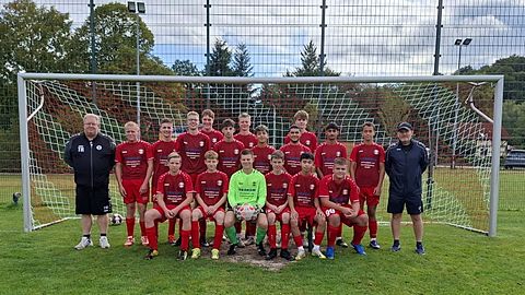 Mannschaftsfoto: B-Jugend (U17) - TSG Krimderode - Saison Herbst 25