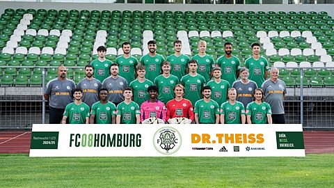 Hinten von links: Kevin Kämmerling, Danylo Kulinich, Anil Karaoglan, Joel Ebler, Grischa Walzer, Merouane Taghzoute, Marco Streichsbier
Mitte von links: Cheftrainer Razkar Daoud, Co-Trainer Neder Mehir, sportlicher Leiter U23 Mauro Mazzotta, Tim Weber, Jonas Pfeiffer, Cilas Ott, Constantin Fath, Betreuer Stephan Gärtner, Zeugwart & Betreuer Frank Süßmeier
Vorne von links: Avtandil Bakhtadze, Elijah Manchester, Felix Haberer, Evan Merideth, Niklas Knichel, Mina Ibrahim, Boris Becker, Julien Riedl 
Es fehlen: Murat Adigüzel, Art Zenunaj, Torwart-Trainer Enver Marina, Mannschaftsarzt Sven Rugge