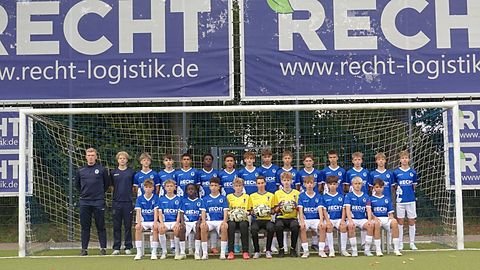 Mannschaftsfoto: C-Jugend (U15) - TuS Blau-Weiß Königsdorf 1900 - Saison Herbst 25