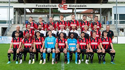 Teamfoto FC Einsiedeln 1 - Saison 2021/22 - 2. Liga Interrregional