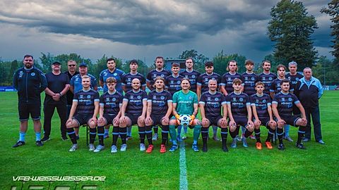 Mannschaftsfoto: Herren - 2. Mannschaft - VfB Weißwasser 1909 - Saison 25/26