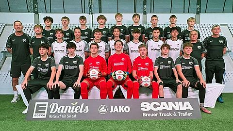 Mannschaftsfoto: B-Jugend (U17) - SV Budberg - Saison 26/27