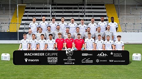 Mannschaftsfoto: Herren - 1. Mannschaft - SV Sandhausen - Saison 25/26