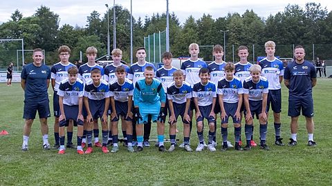 Mannschaftsfoto: C-Jugend (U15) - SV Alemania Riestedt - Saison 25/26