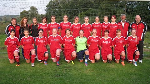 Hinten von links:
Betreuerin Bianca Neudörfer, Jennifer Kümmel, Leonie Greber, Simone Summerer, Ursula Friedrich, Barbara Hankel, Laura Auer, Viola Winter, Diandra Mader, Carina Renz, Jennifer Häfele, Betreuer Gregor Stern, Trainer Jürgen Mack

Vorn von links:
Sarah Schnabel, Theresa Mayer, Jasmin Schwenk, Tina Schwantzer, Julia Miller, Anna Blenk, Selina Wachter, Larissa Seibold, Katja Weber, Carolin Erhardt

Es fehlen:
Katja Großmann, Nicole Mahler, Christine Schwarz, Ann-Kathrin Schwer, Lisa Sedler, Julia Böhme