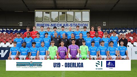 Mannschaftsfoto: A-Jugend (U19) - VfR Mannheim - Saison Herbst 26