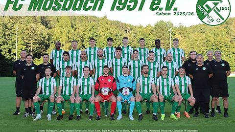Mannschaftsfoto: Herren - 2. Mannschaft - FC Mosbach - Saison 25/26