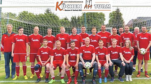 Mannschaftsfoto vom 31.05.15, Sportplatz Gross Laasch,
Foto Hartmut Kölpin