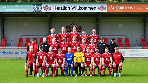 v.v.l.: Jonas Otten, Simon Dreyer, Jannik Brink, Lukas Bruns, Marcel Hagengers
m.v..: Teammanager Pascal Herbers, Co-Trainer Henrik Dreyer, Nils Dreyer, Thomas Tenfelde, Tristan Bolmer, David Willems, Niklas Hagengers, Teammanager Jan Schwieters, Coach Mike Schippers
v.v.l.: Janis Determann, Jan Bolmer, Kevin Weber, Luca Heidemann, Marek Hülsmann, Lukas Lakeberg, Jan Lakeberg, Kapitän Marc Düsenborg, Steffen Fischer, Marcel Geers