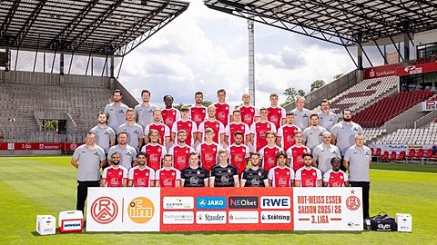 Mannschaftsfoto: Herren - 1. Mannschaft - Rot-Weiss Essen - Saison 25/26