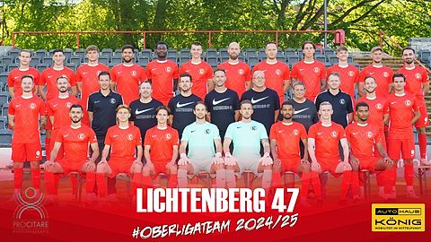 Hintere Reihe von links: Ansgar Grothaus, Muhammed Akova, Jeronimo Mttmüller, Abudi El Challouf, Cedric Kamdem, Magnus Rösner, Sebastian Reiniger, Kevin Owczarek, Hannes Graf, Nils Grießig, Cederic Becker, Carl-Leon Grundmann
Mittlere Reihe von links: Maximilian Schmidt, Florian Zorn, David Hollwitz (Sportlicher Leiter), Riccardo Ventura (TW-Trainer), Nils Kohlschmidt (Trainer), Rudy Raab (Trainer), Lars Blödorn (Betreuer), Klaus Schröder (Betreuer), Stephan Gill (Teammanager), Richard Ohlow, Paul Krüger
Vordere Reihe von links: Saimir Koci, Willi Noack, Luis Millgramm, Jonas Dieseler, Niklas Wollert, Rahim Ceesay, Laurin Vogel, Mika Gabelmann
Nicht auf dem Bild: Niklas Denser (Co-Trainer), Domenic Riedel