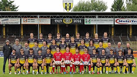 Mannschaftsfoto: Herren - 1. Mannschaft - SpVgg Bayern Hof - Saison 25/26