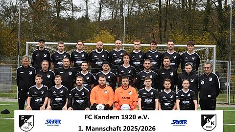 Mannschaftsfoto: Herren - 1. Mannschaft - FC Kandern - Saison 25/26