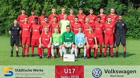 U17 des KSV Hessen Kassel Hessenliga-Saison 2019/2020