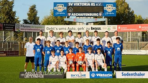 Mannschaftsfoto: C-Jugend (U15) - Viktoria Aschaffenburg - Saison Herbst 25