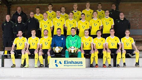 Obere Reihe von links: Detlef Einhaus, Mathis Block- Jacobs, Andre Hagengers, Dennis Herbers, Marco Tallen, Nico Boerrigter, Lennart Rziha, Tobias Blaauw
Mittlere Reihe von links: Thomas Hessel, Mathias Auclair, Stefan Lühn, Henning Lammers, Timo Tallen, Patrick Tallen, Philipp Griebner, Marcel Bahns, Simon Haver, Fabian Otten
Untere Reihe von links: Markus Auclair, Niklas Schneider, Lukas Hanenkamp, Lennart Plagge, Marco Leskowics, Thorsten Bahns, Aaron Borker, Chris Szynkarek, Kevin Schneider