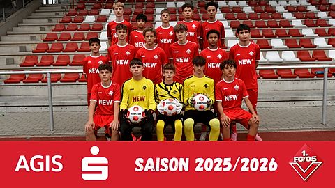 Mannschaftsfoto: C-Jugend (U15) - 1. FC Viersen - Saison 25/26