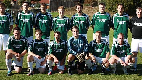 Mannschaftsfoto vor dem Spiel am 30.09.2012 in Altenstadt/Voh.