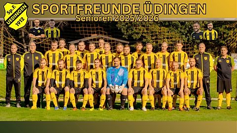 Mannschaftsfoto: Herren - 1. Mannschaft - Sportfreunde Üdingen - Saison 25/26