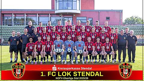 1. Herrenmannschaft 1. FC Lok Stendal e.V. Saison 2025-2026