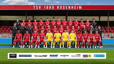 Mannschaftsfoto: A-Jugend (U19) - TSV 1860 Rosenheim - Saison 26/27