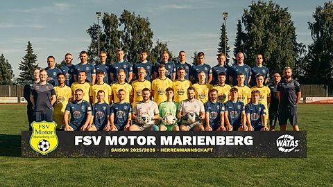 Mannschaftsfoto: Herren - 1. Mannschaft - FSV Motor Marienberg - Saison 25/26