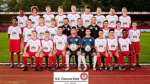 Fortuna Köln U17 - Saison 2017/2018
Es fehlen: Eugene Park