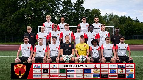 Mannschaftsfoto: Herren - 2. Mannschaft - Post TSV Detmold - Saison 26/27