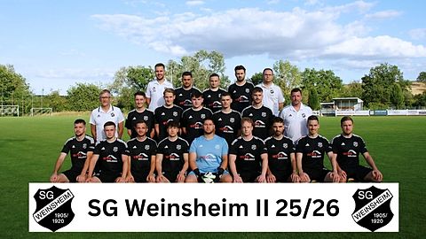 Mannschaftsfoto: Herren - 2. Mannschaft - SG 1905/20 Weinsheim - Saison 25/26