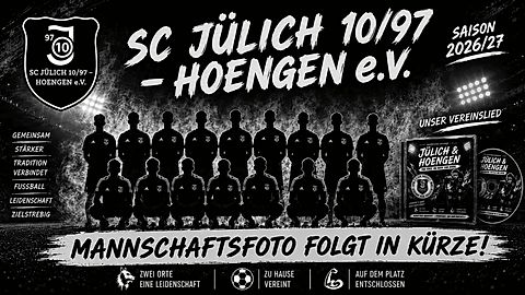 Mannschaftsfoto: Herren - 1. Mannschaft - SC Jülich - Saison 26/27