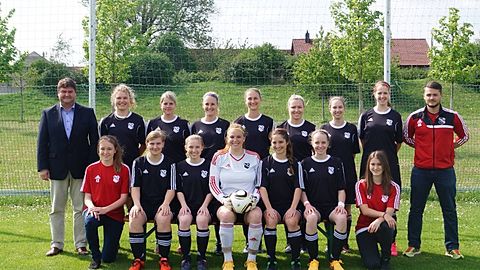 v. u. l.: Krieger, Heimerl, Haub, Beck, Schneider, Lenski, Jung
v. o. l.: Zeidler, Griesbauer, Thumeyer, Hahn T., Hahn S., Laumer, Holz, Schöberl, Co-Trainer Krompass
Es fehlt: Lehner, Trainer Prommersberger