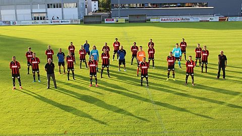 Teamfoto FC Einsiedeln 2. Liga intrerregional Saison 2020/2021