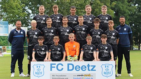 Oben von links nach rechts: Sebastian Augsten; Florian Hermann; Tom Vogler; Louis Rabe;
                            Hannes Bülow
Mitte von links nach rechts: Trainer Chris Scholz; Ben Huber; Justin Ritschel; August Bannert; Maximilian Rahn; Fritz Schneider; Julius Bartolain; Trainer Maurice Wenzig
Unten von links nach rechts: Lenny Wischnewski; Felix Kellermann; Paul Salomon; Justin Lorenz; 
                             Carl Peters